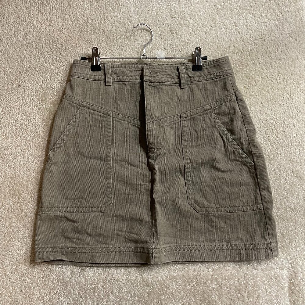 Banana Republic Taupe Denim Skirt